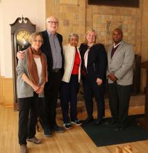 Emily Stone, Ron Irving, Gloria Hewitt, Gail Irving, and Edray Goins