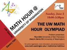 UW Math Hour Olympiad: outreach event 