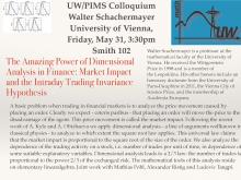 UW Colloquium (Schachermayer)