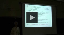  YouTube link to UW-PIMS Mathematics Colloquium (February 22, 2013)