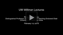  YouTube link to 2014-2015 Milliman Lectures (FEBRUARY 10-12, 2015)