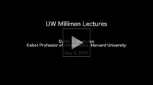  YouTube link to 2015-2016 Milliman Lectures (May 3-5, 2016)